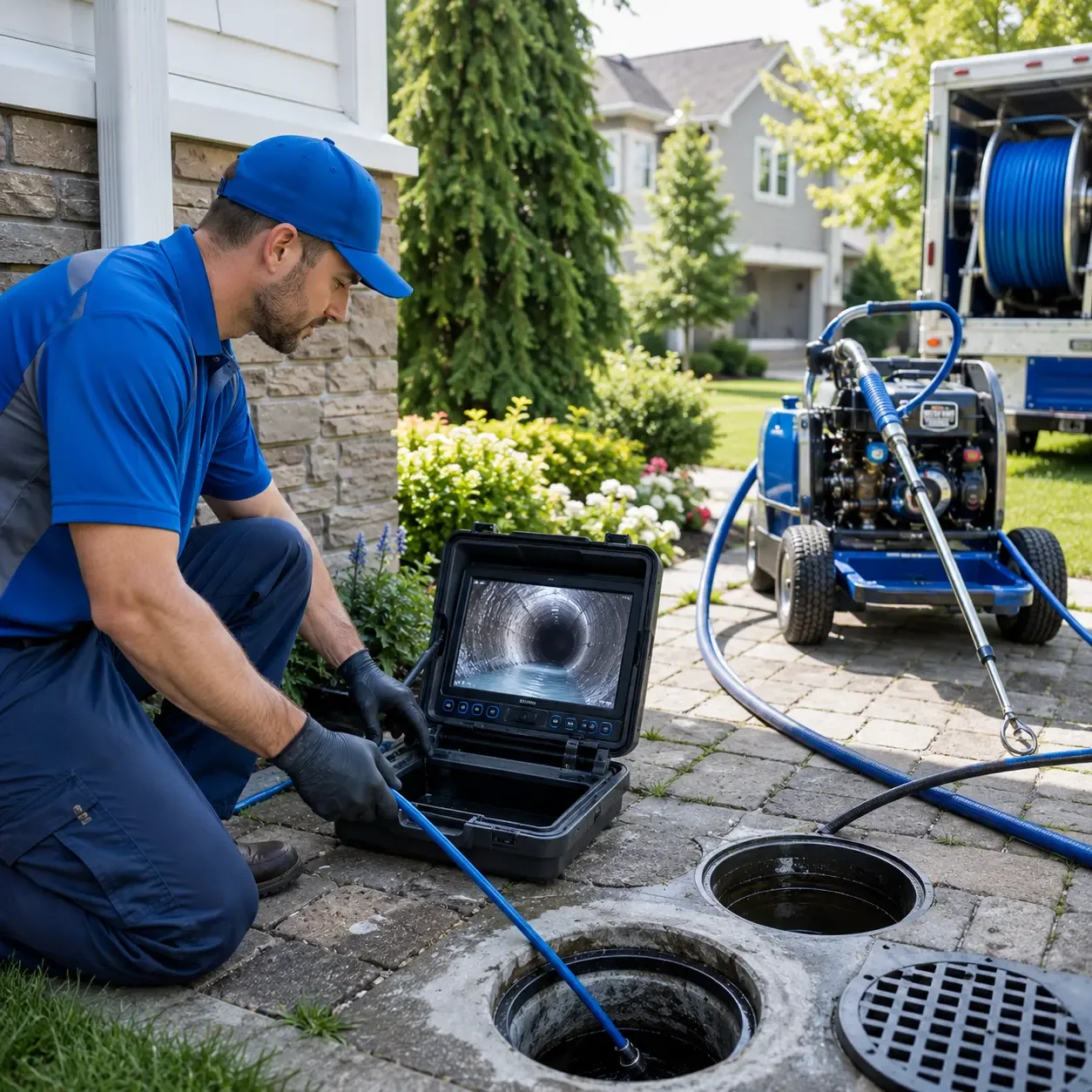 Outdoor drain cleaning professionals serving Bellflower, IL