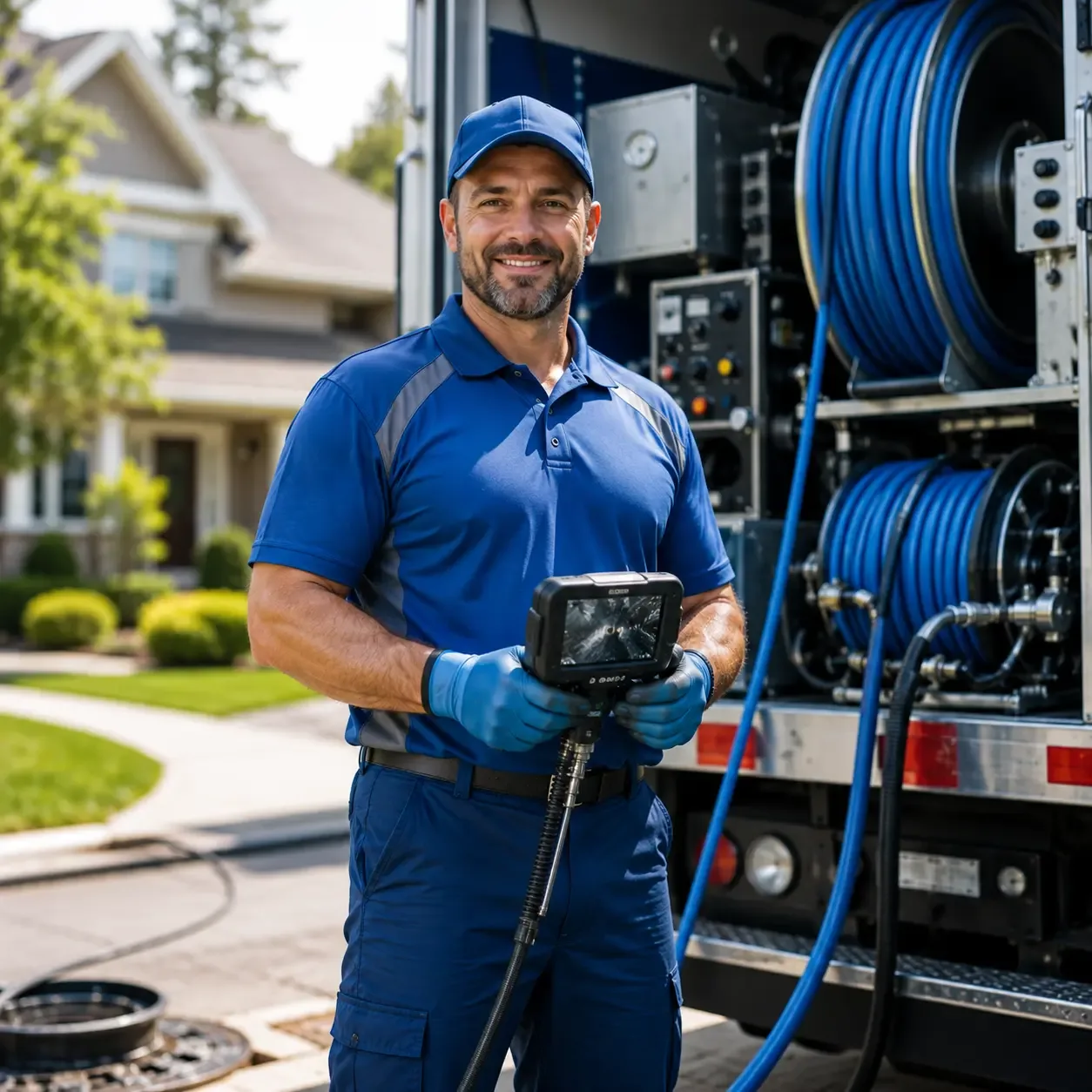 Local outdoor drain cleaning specialists in Bellflower, IL